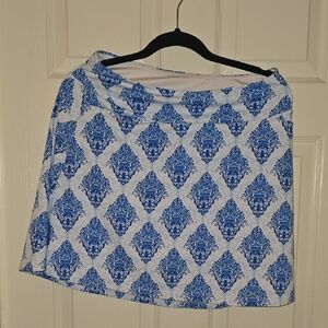 Beroy Blue‎ and White Tennis Skort
